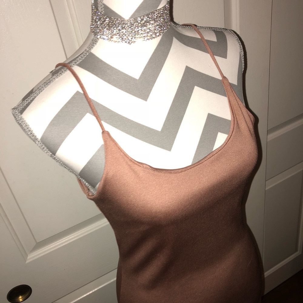 Rose bodycon dress